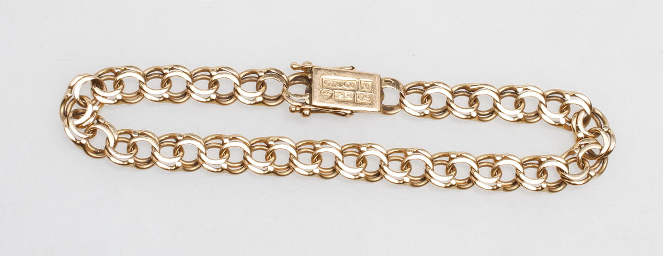 ARMBAND BISMARCK, 18k guld, vikt ca 14,7 gr.