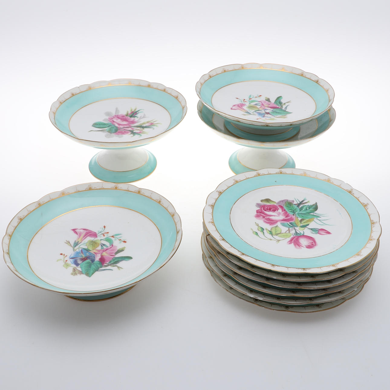 EN FRANSK DEL DESSERT SERVICE.