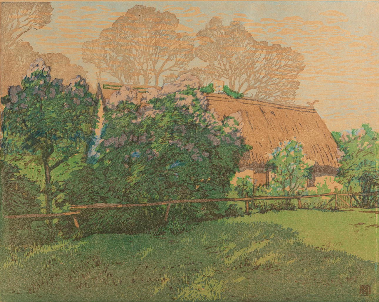 HELENE MASS (1871-1955). May day.