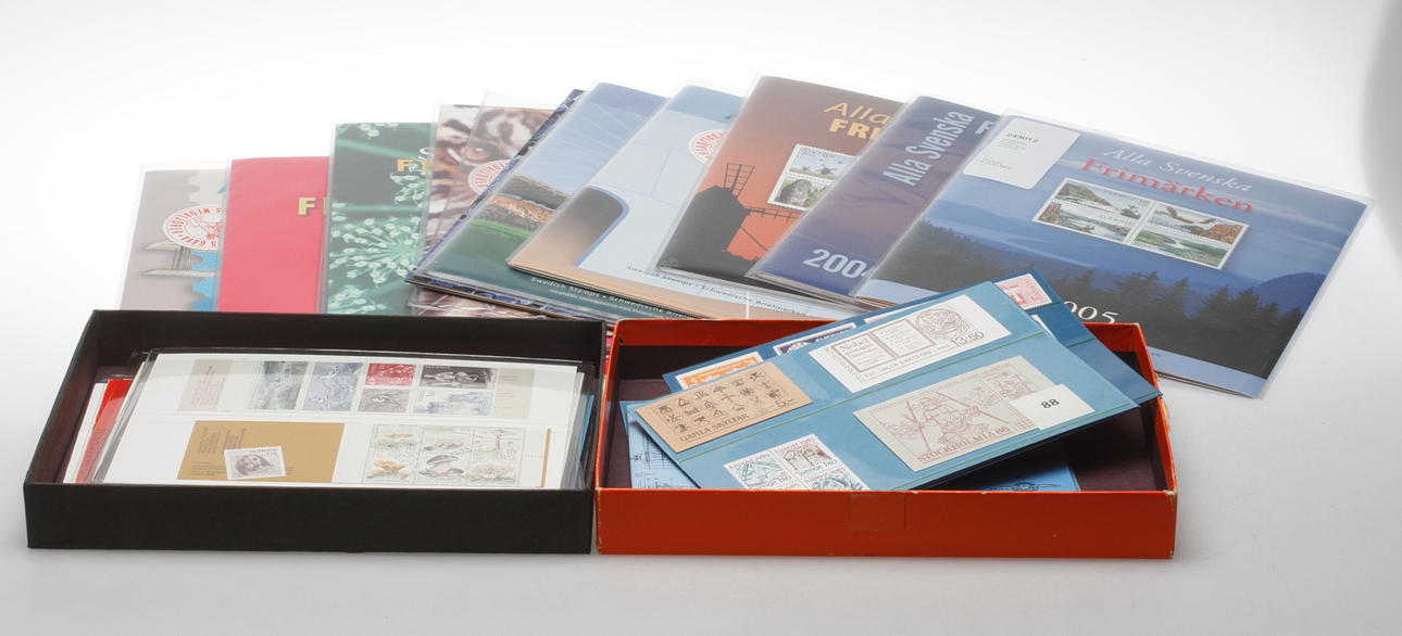 FRIMÄRKEN, postfriska, Sverige, värde ca. 2600 kr.