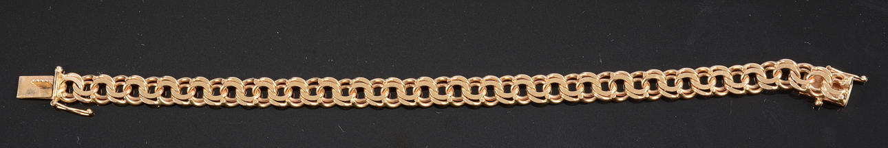 ARMLÄNK, Bissmark, 18k, guld.