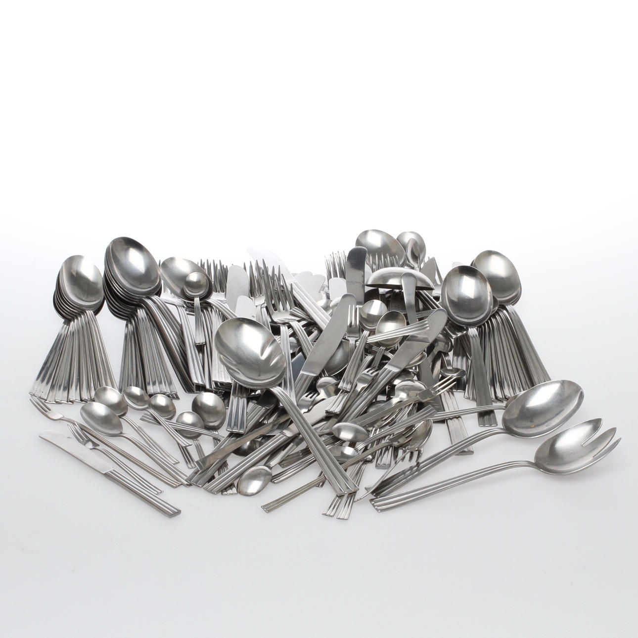 BESTICKDELAR,156 delar, rostfritt stål, "Thebe", Folke Arström, 1900-tal.