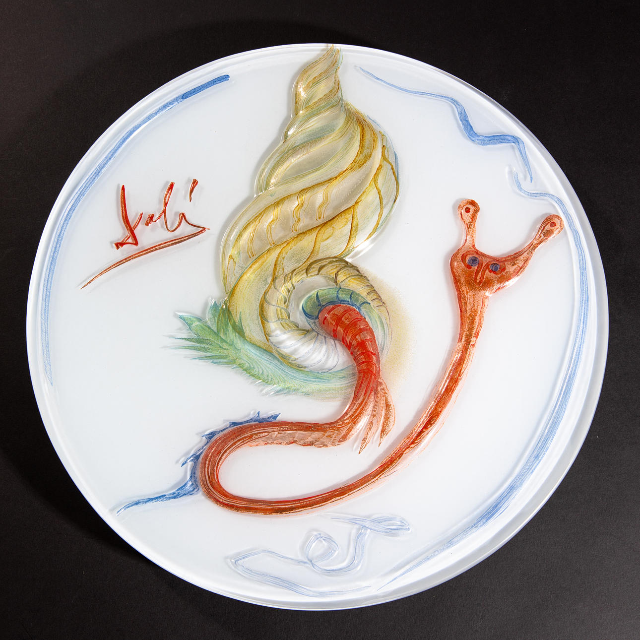 SALVADOR DALÍ. ROSENTHAL. annual plate. 1979 Jar with box (80-6