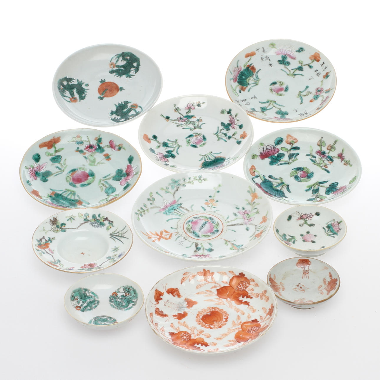 PARTI PORSLIN, 11 delar, Kina.