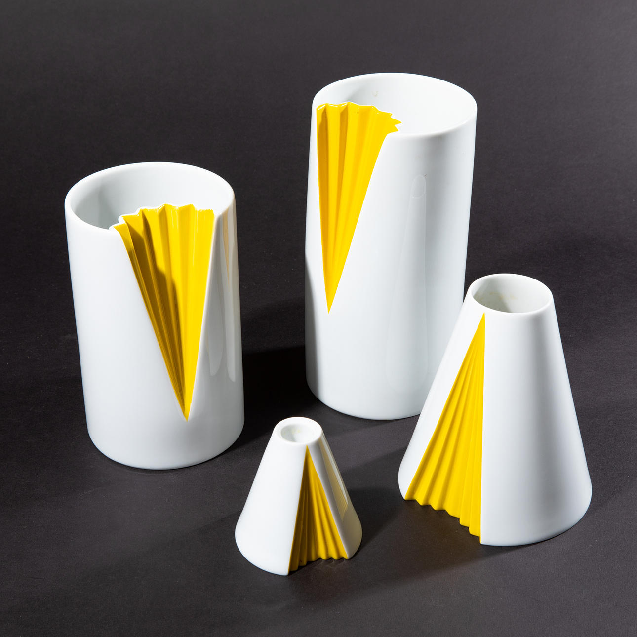 Vase Vintage Rosenthal Studio-Ligne Par Ambrogio Pozzi - Céramique Grès Marron, Design 80s