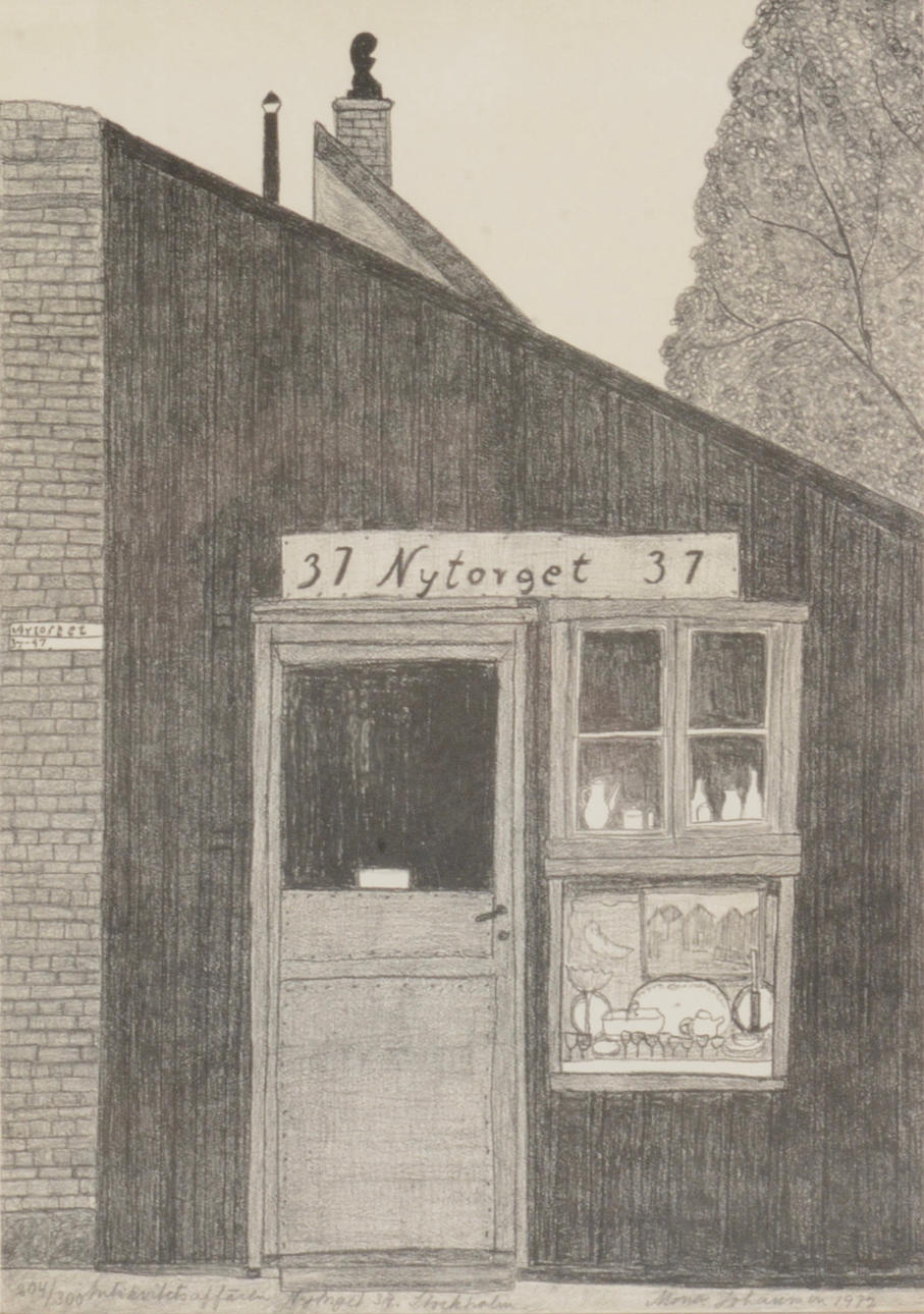 .MONA JOHANSSON. Litografi.