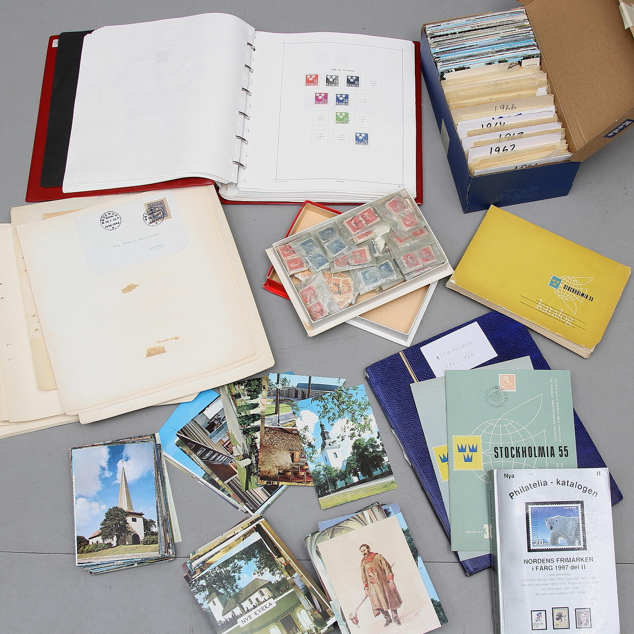 FRIMÄRKEN, Sverige, stämplade.