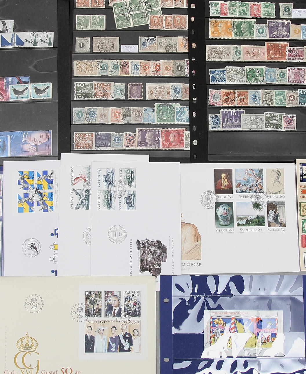 FRIMÄRKEN, Sverige.