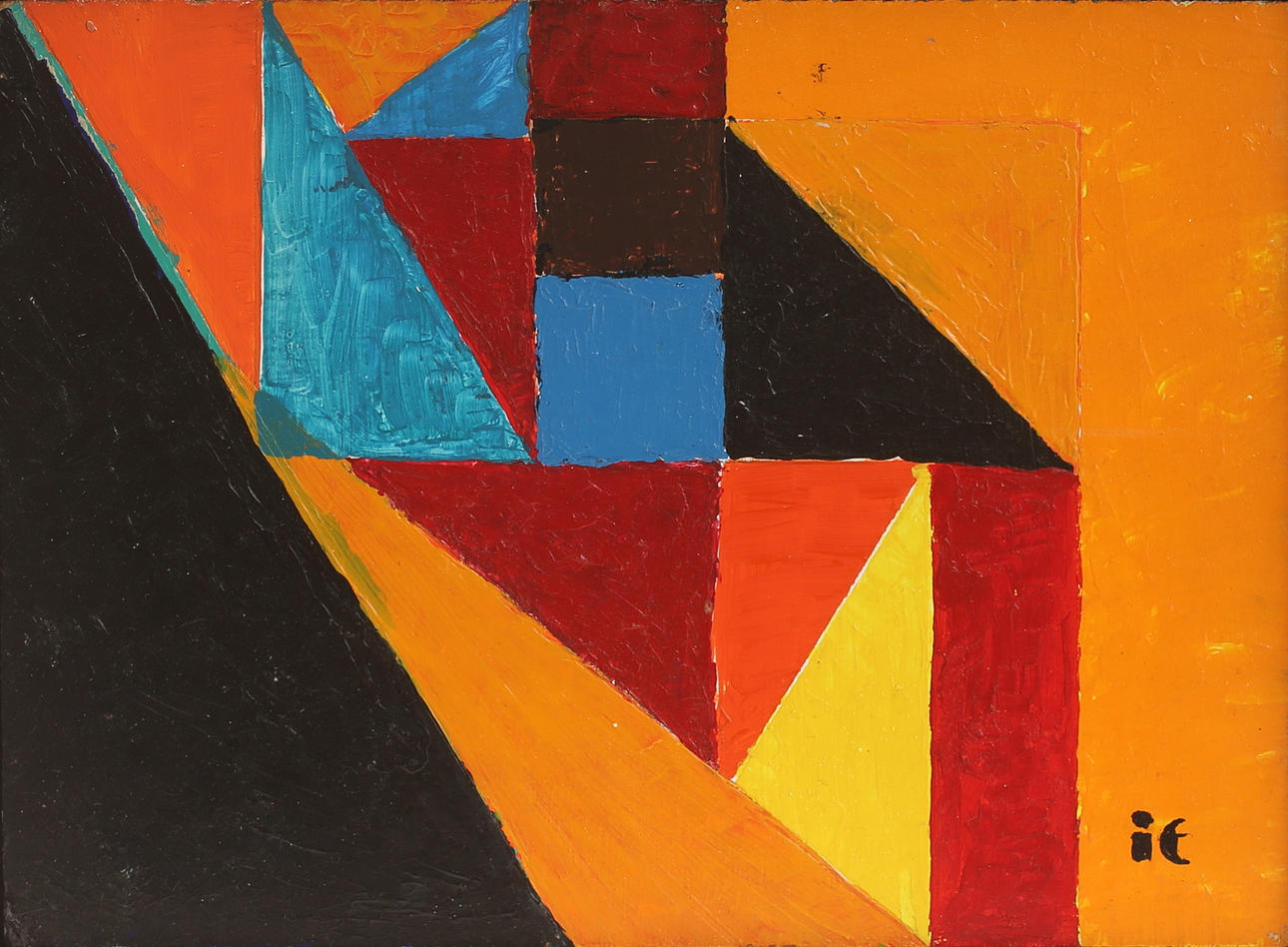 INGEGERD TORHAMN. Oil on Board, monogram signed.