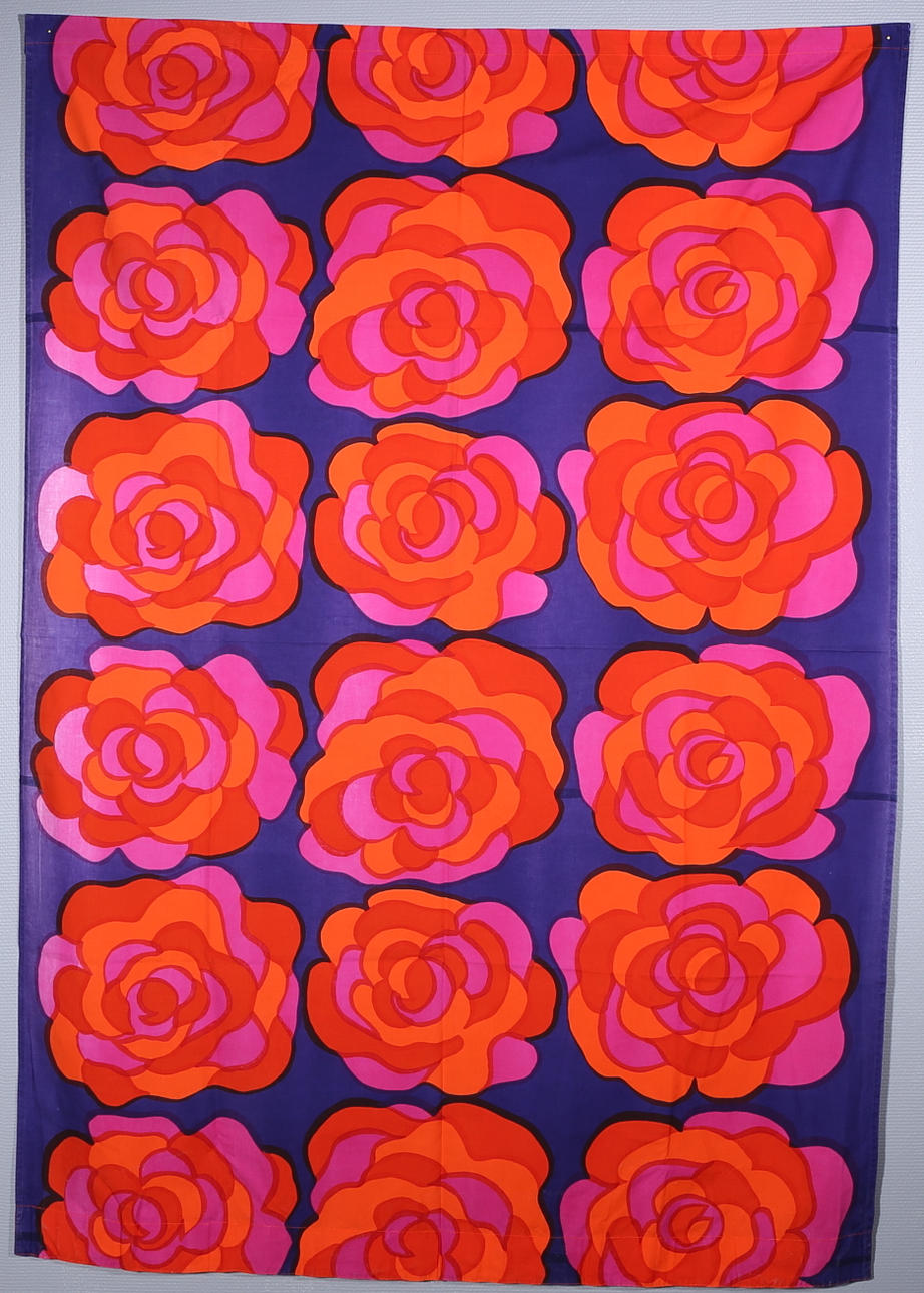 CORTINAS, 2 piezas, años 70.