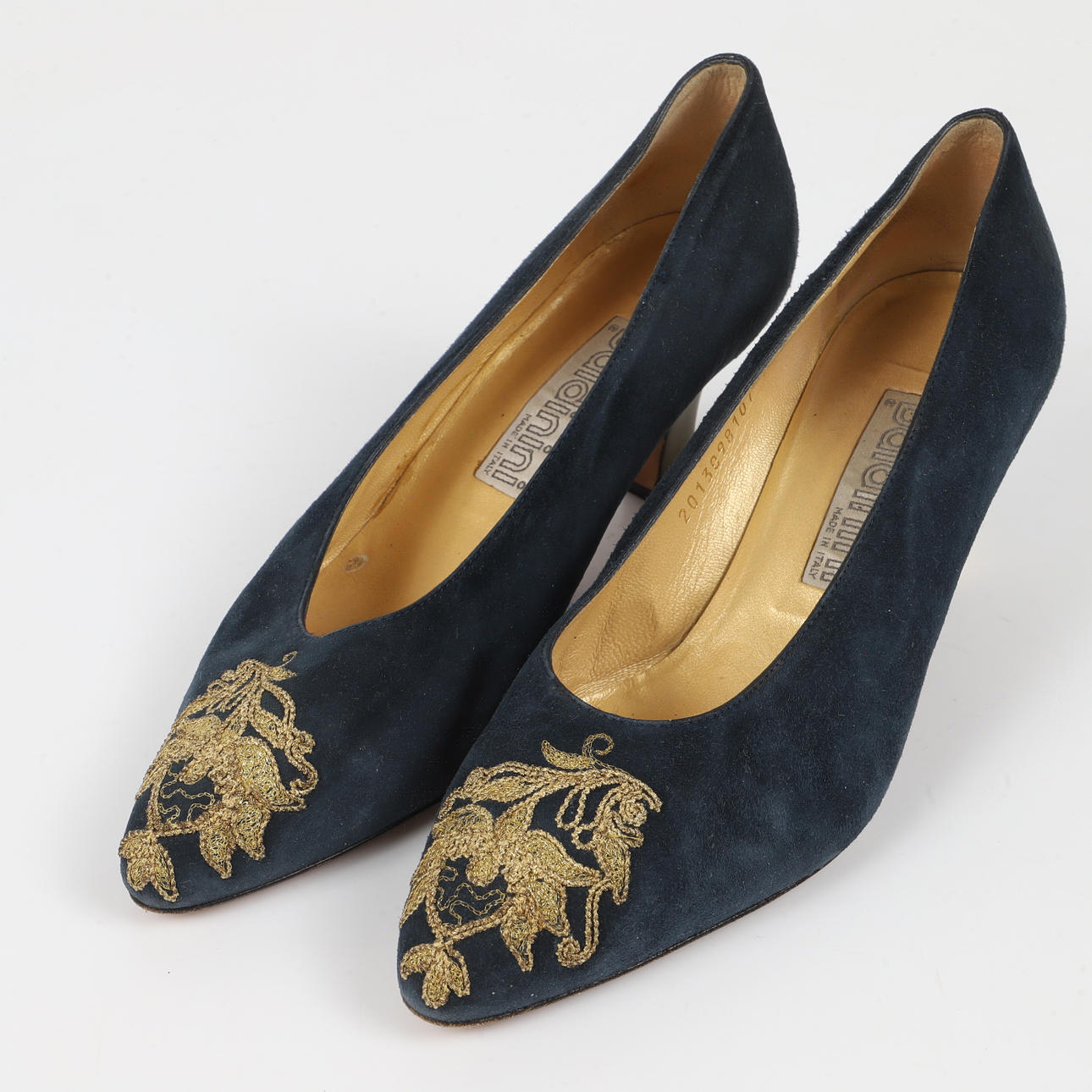 ZAPATOS DE ZAPATO, ante, Baldini, Italia.