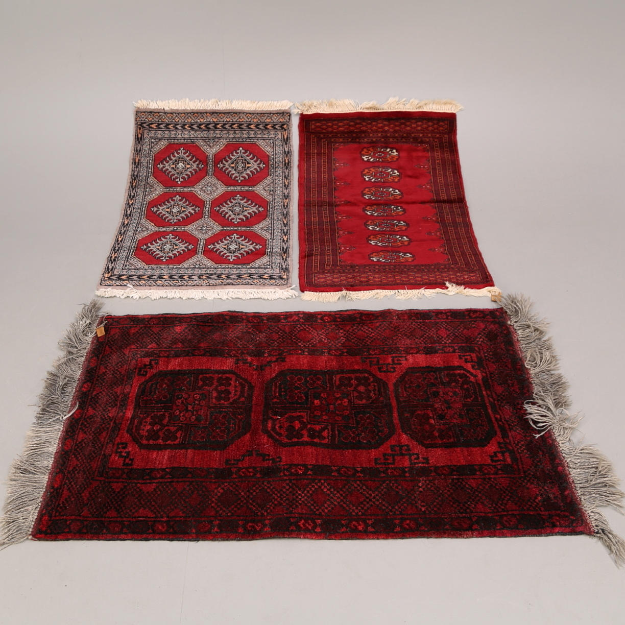 MATTOR, 3 st, orientaliska, "Bochara" 90-125x62-78.