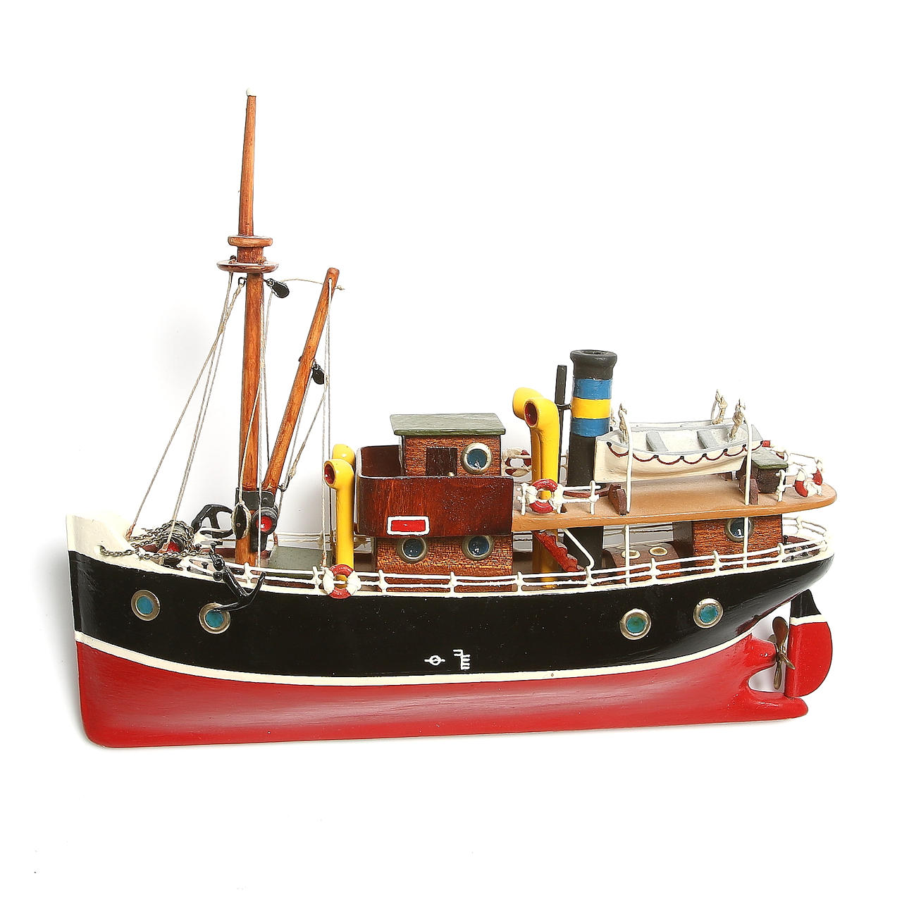 MODELLSKEPP, trä, ångbåt. 1900-tal.