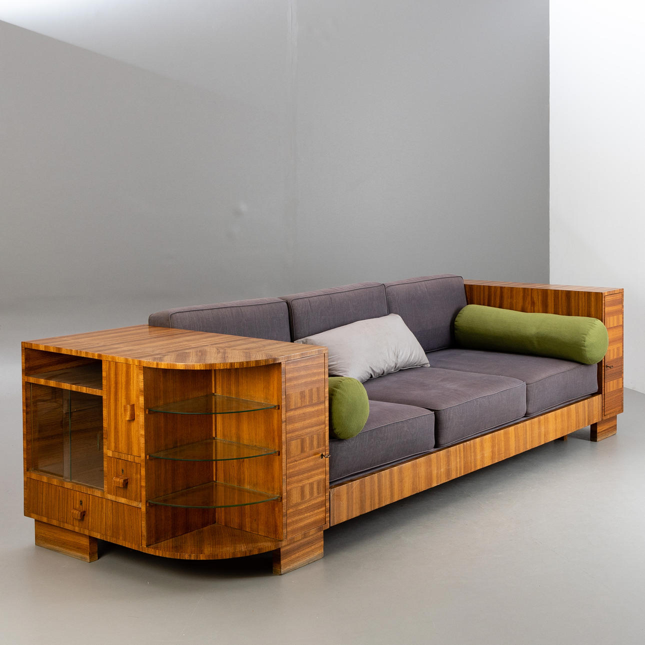 Art Deco 3-sits soffa.