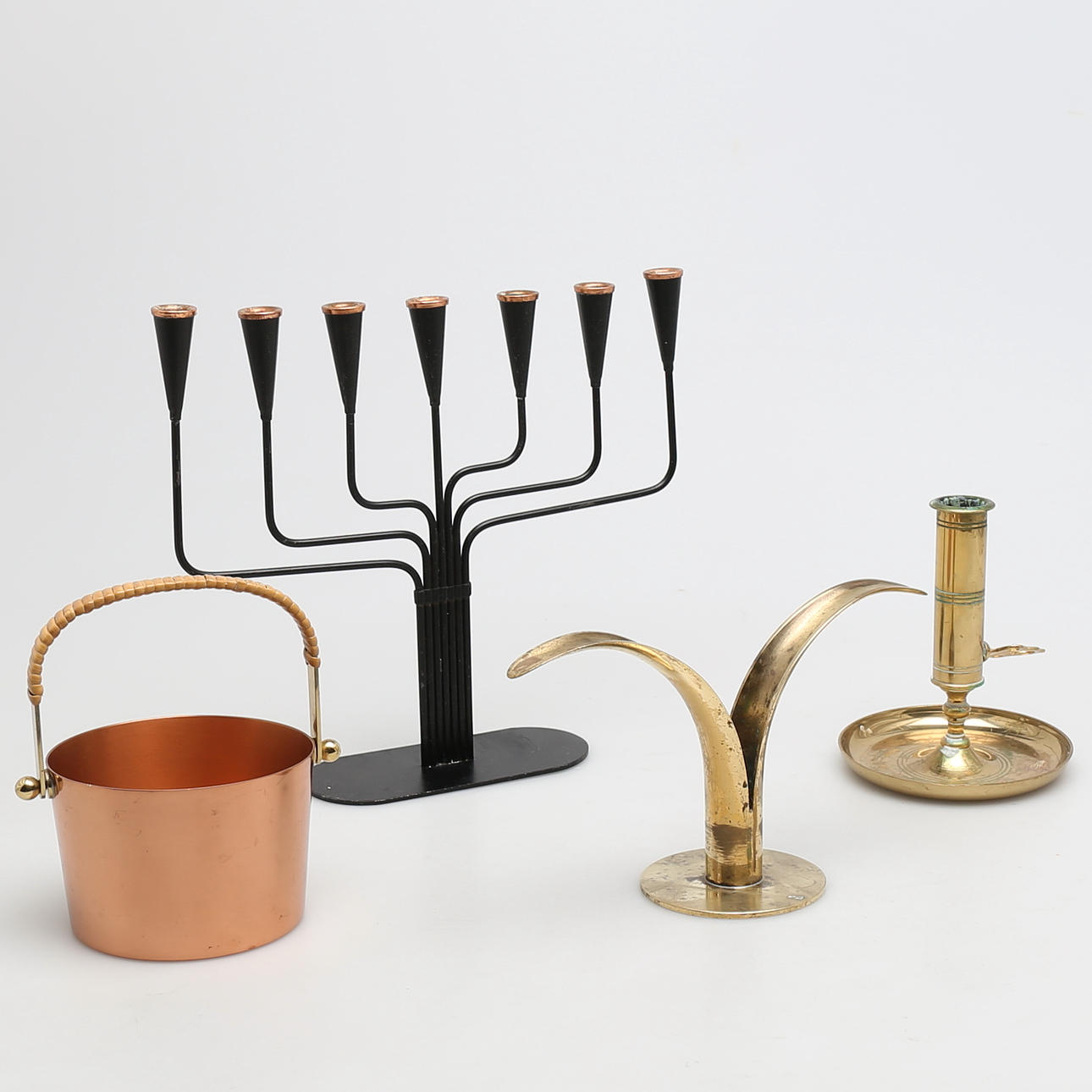 PARTI YSTAD METALL, 4 delar, Bl.a "Liljan" Ivar Ålenius Björk, Ishink, Gunnar Ander.