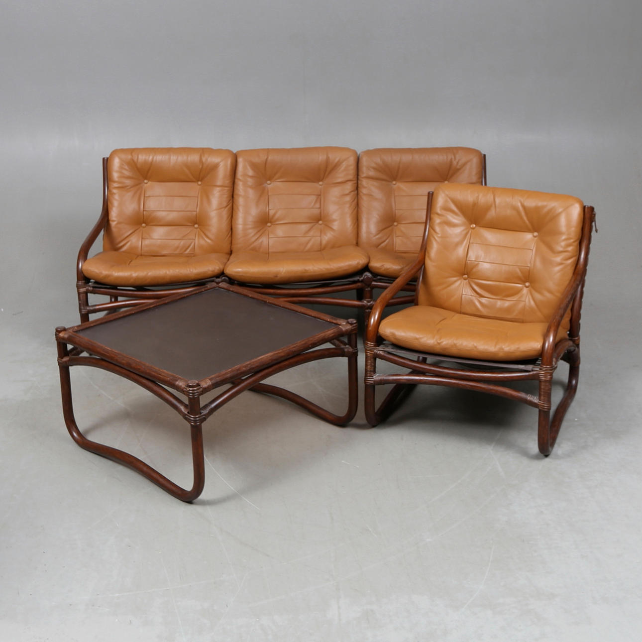 SOFA GROUP, 3 parts, "Baden", IKEA, 1978.