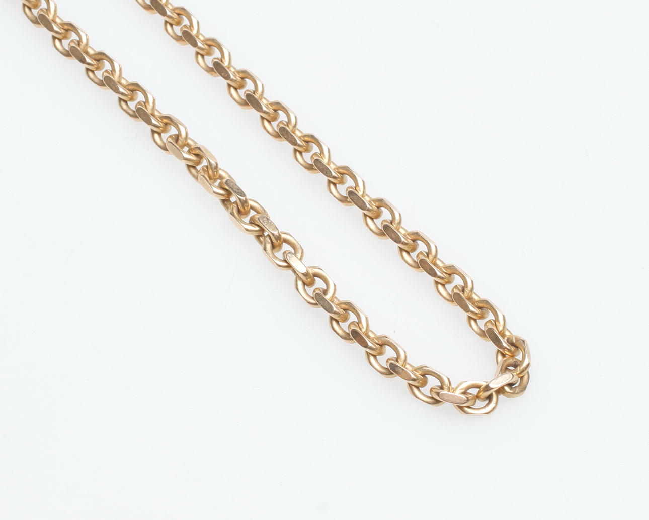 HALSKEDJA, 18k guld, vikt ca 62,6 gr.