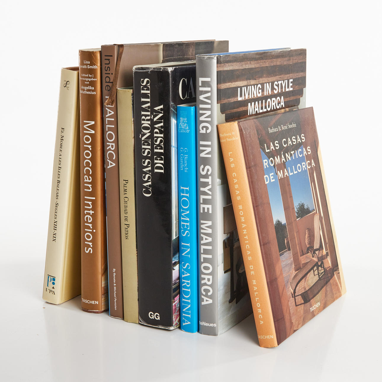 DECORATION BOOKS, HOME, Mallorca, Spain, 8 volumes.