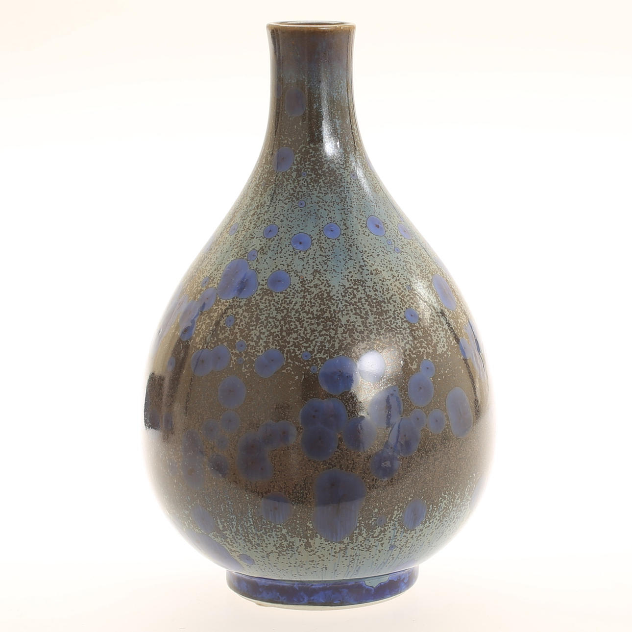 LASSE ÖSTMAN. Vase, stoneware, signed.
