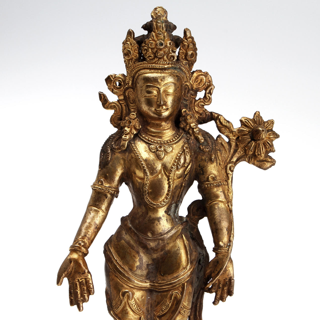 FIGUR, brons, sinotibetansk, 1800/1900-tal.