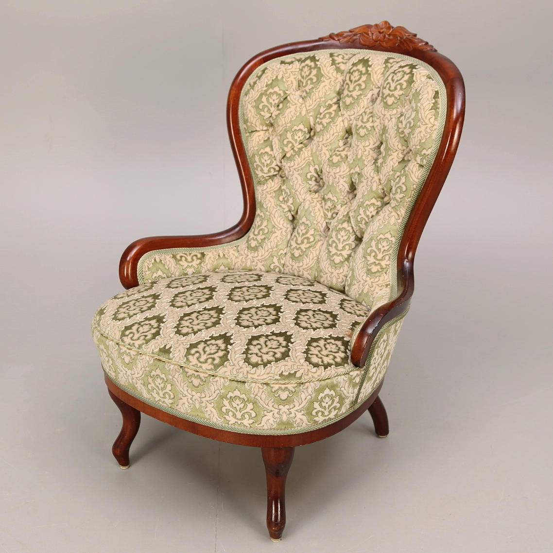 EMMAFÅTÖLJ, nyrokostil, 1900-tal.