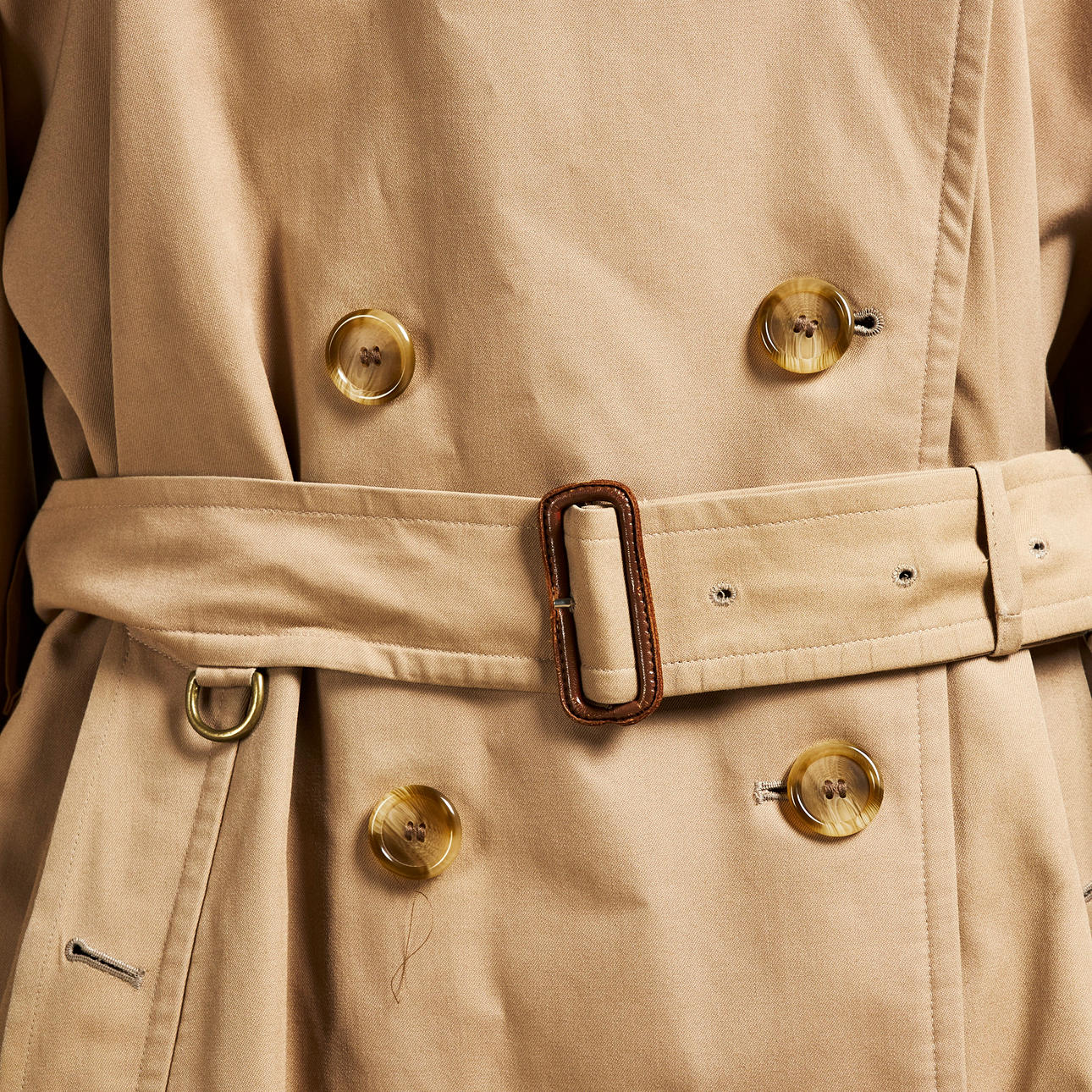 BURBERRY, trench coat, 1960s/70s, with removable wool lining