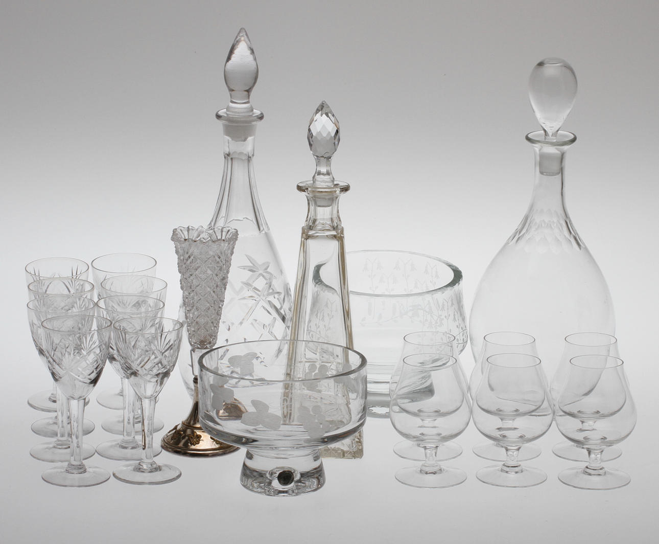 PARTI GLAS, 20 delar, bland annat Reijmyre.