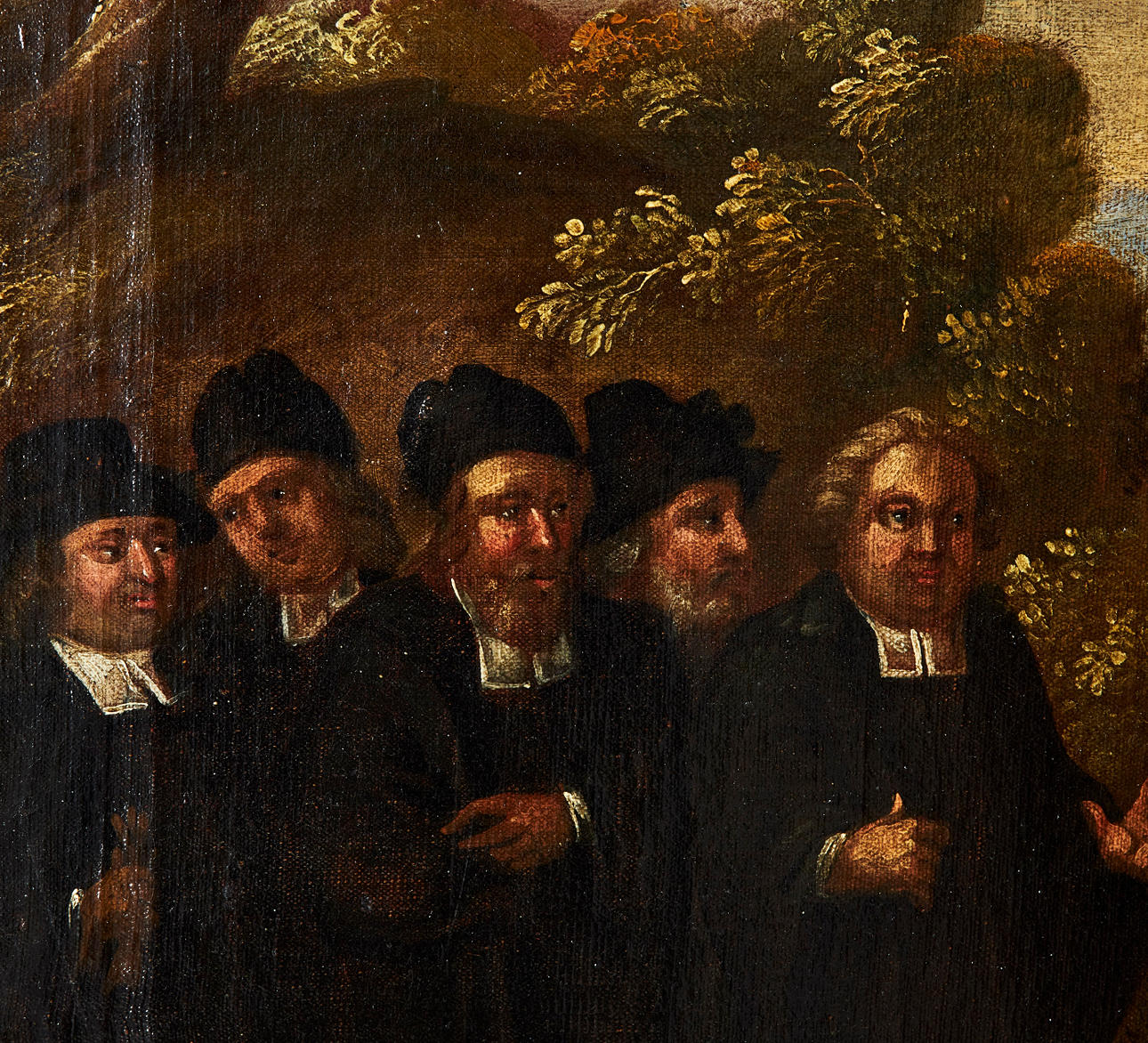 OIDENTIFIERAD KONSTNÄR. COMPOSITION, 18th century, with visual battle ...