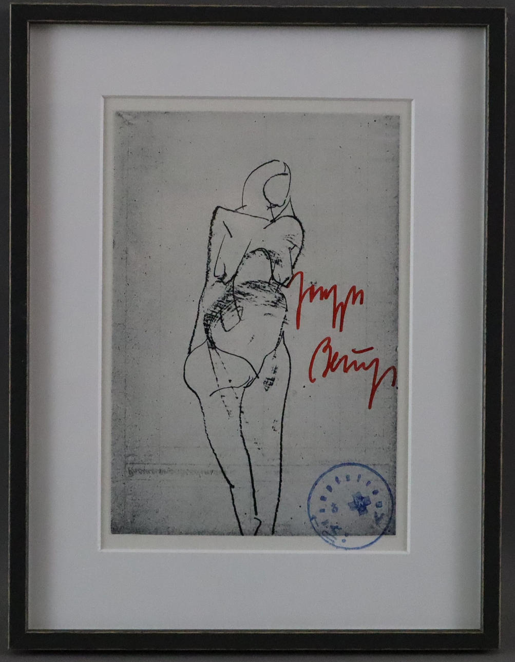 - BEUYS, JOSEPH. - Naisten akti, offsetpainatus.