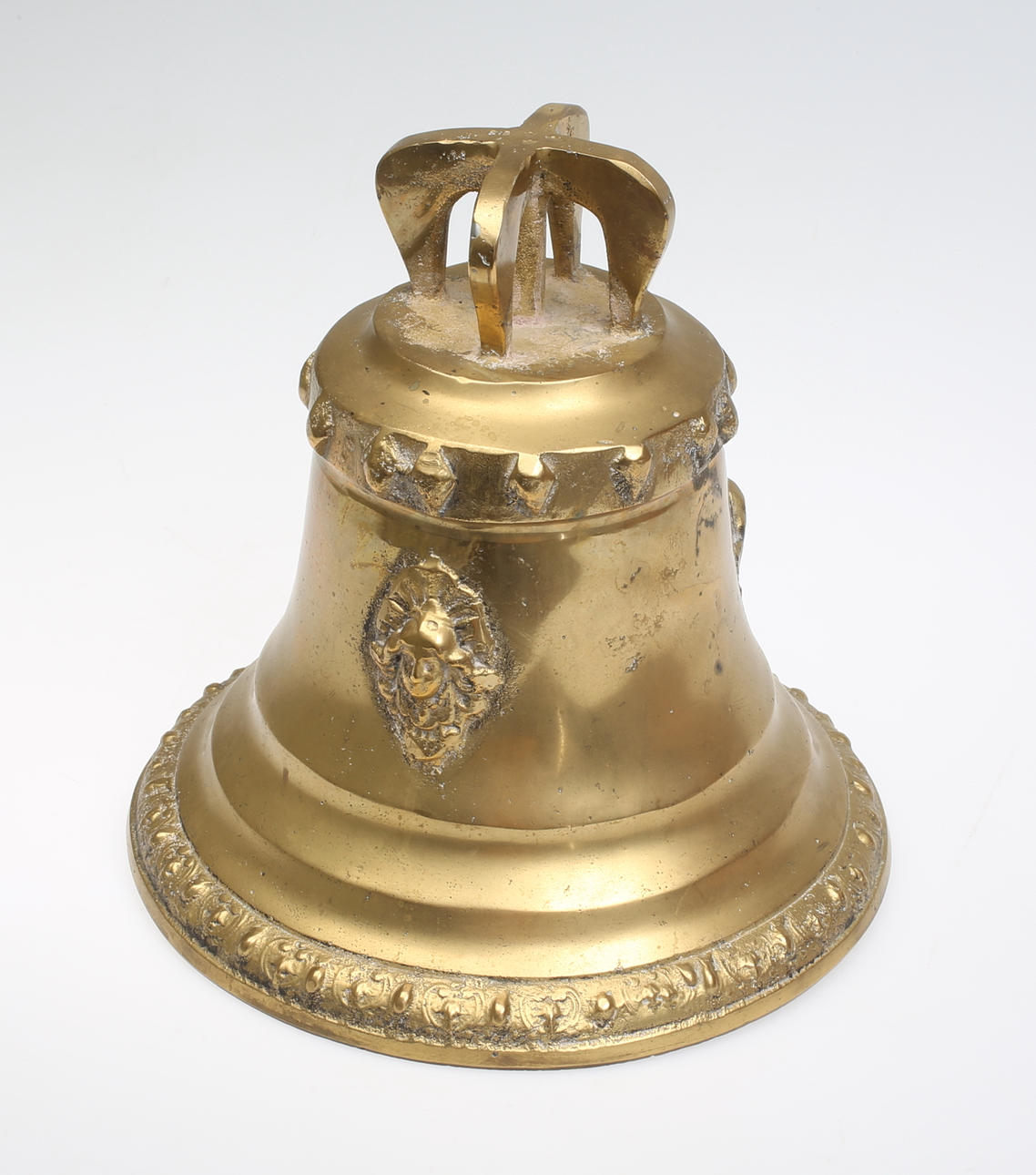 VÄLLINGKLOCKA, Skultuna Bruk, malm, 1800-tal.