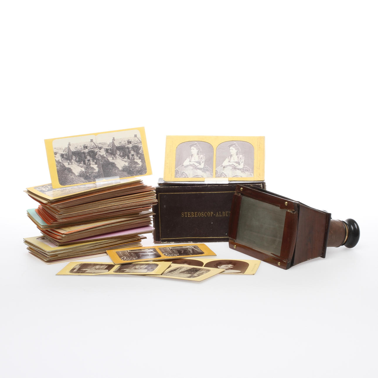 STEREOSKÅP, med bilder, 1900-talets första del.