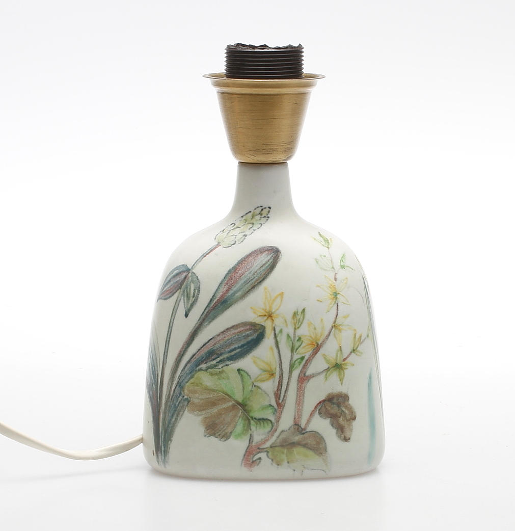 BORDSLAMPA, keramik, komp. Carl Harry Stålhane, Rörstrand.