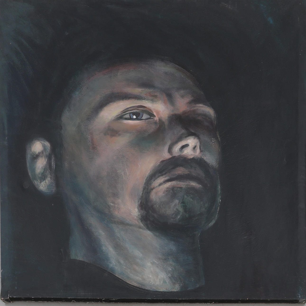 LARS JACOBSON. oil painting, without frame.