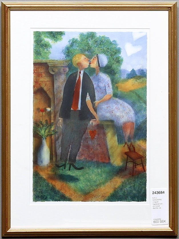 KJELL SUNDBERG. Litografi. Signerad och numrerad 68/250.