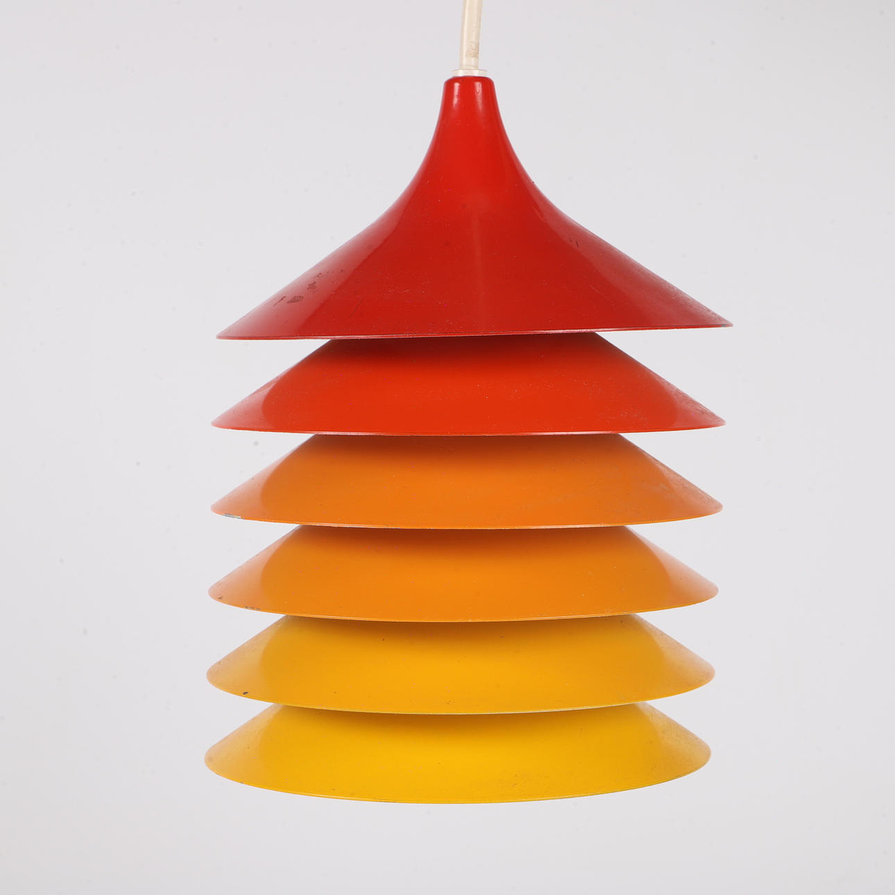 BENT BOYSEN. Lámpara de techo, "Duett" IKEA, años 70.