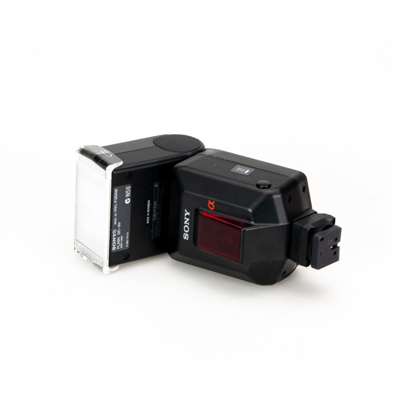 FLASH, Sony HVL-F36AM (GN 36).