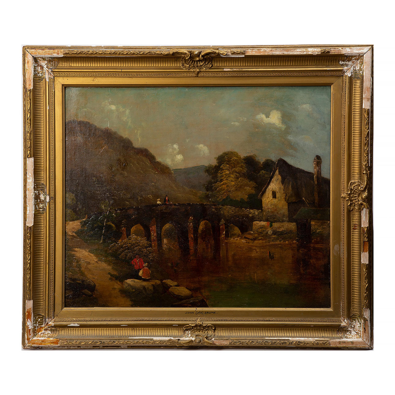 JOHN CROME, oil on Board.