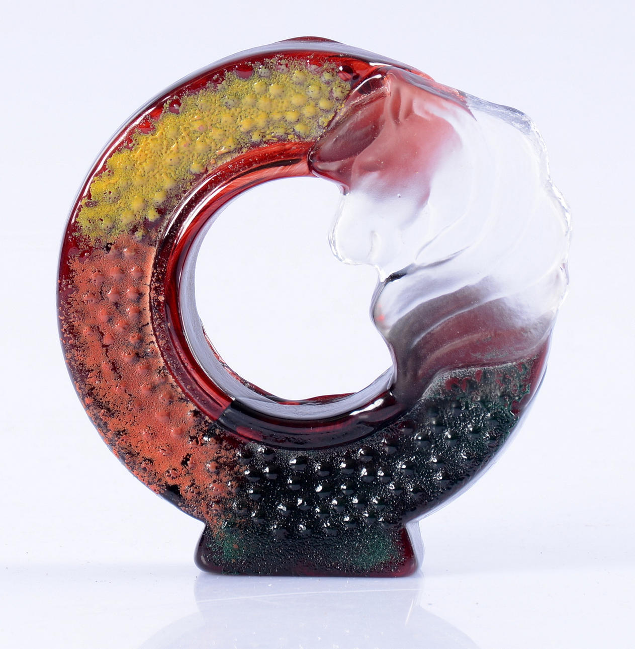 KJELL ENGMAN. Skulptur i glas , Kosta Boda.