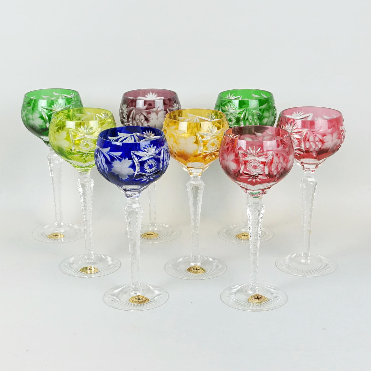 cheap glass wine Tuscany Classics Iridescent White Wine Glasses, Set of 4