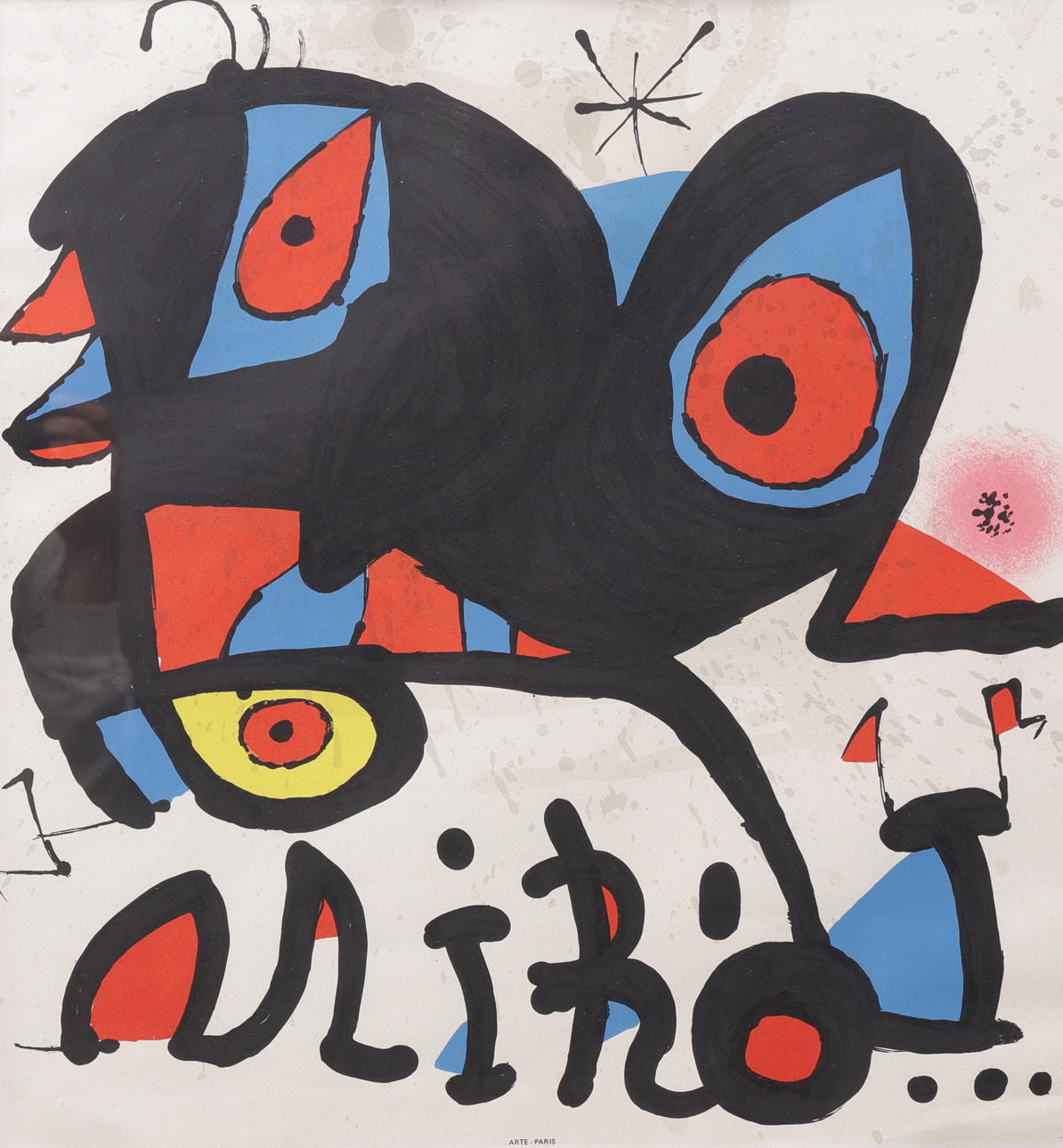 JOAN MIRÓ. Poster, Arte Paris.