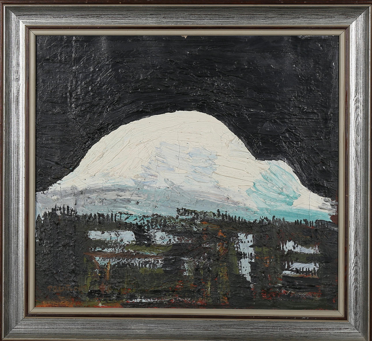 PER OLOV ULTVEDT. Fjällandskap, olja på duk, signrad.