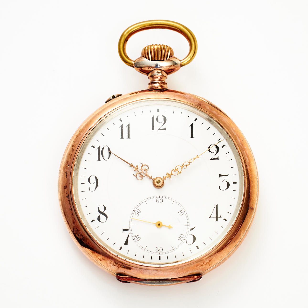 IWC, pocket watch, silver.