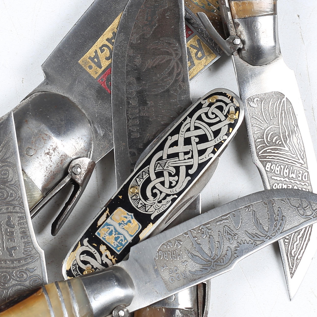 TRAPPING KNIVES, 6 pcs., Spaninen.