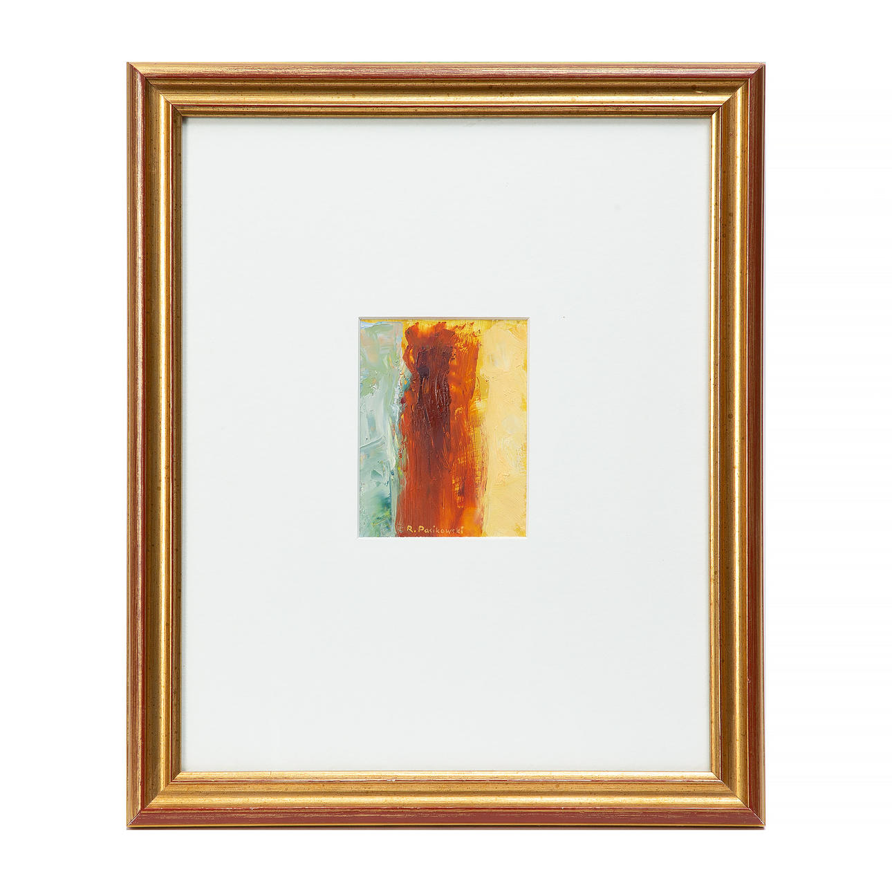 RYSZARD PASIKOWSKI, oil on cardboard, signed.