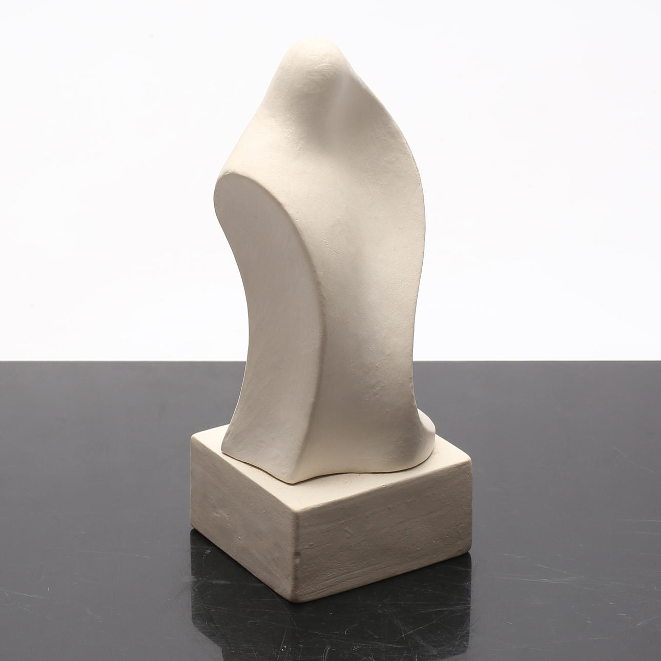 GUNNEL STRÖM. Sculpture. Plaster. Signed and labeled.