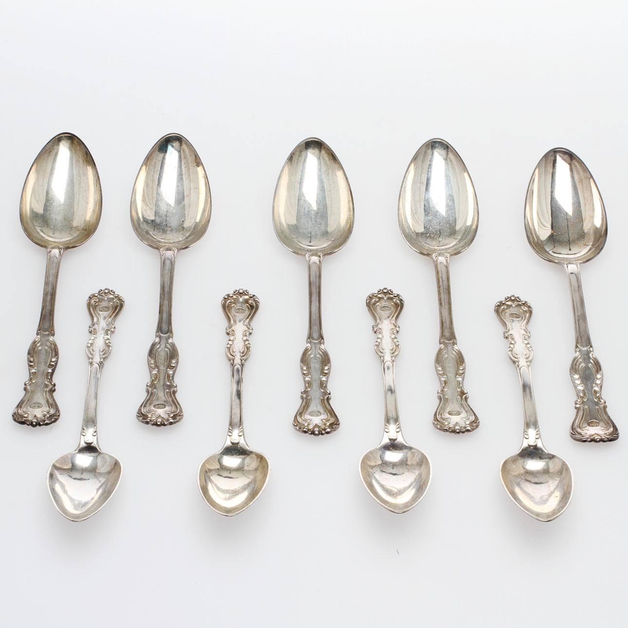 SKEDAR, 8 st silver, Möllenborg, 1861 & 1862, SKED, C.G.Hallberg, 1883.