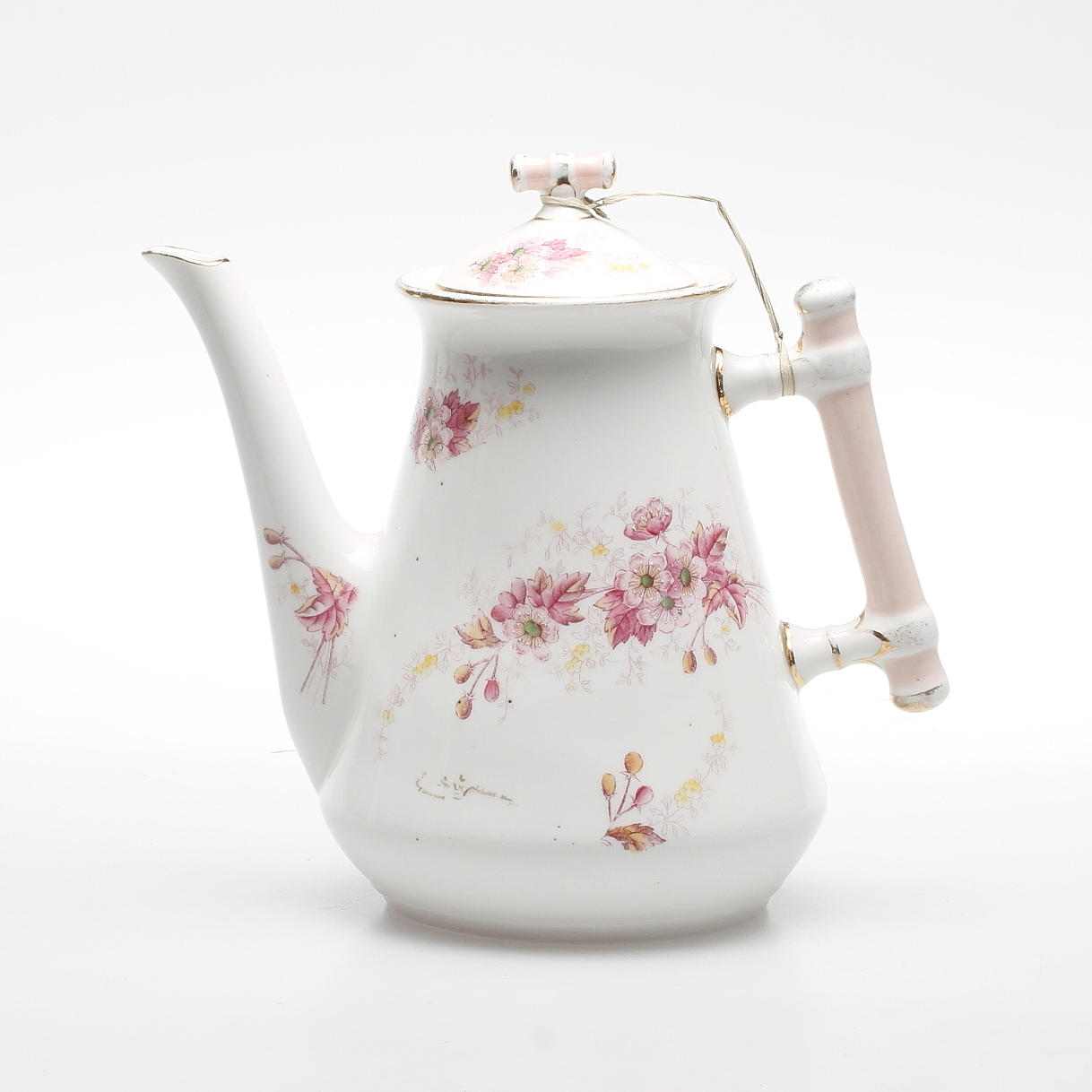 KANNA, flintgods, så kallad stolpkanna, Rörstrand, 1900-talets första hälft.