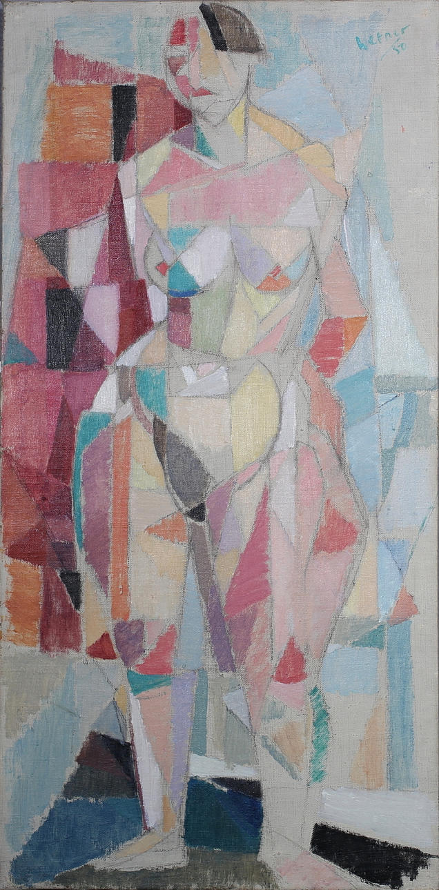 NALLE WERNER. Olja på duk, signerad Werner /50.