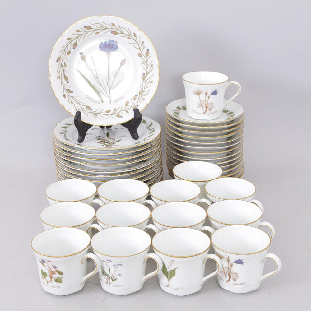 KAFFESERVIS, "Flora Nordic", Hutchenreuter.