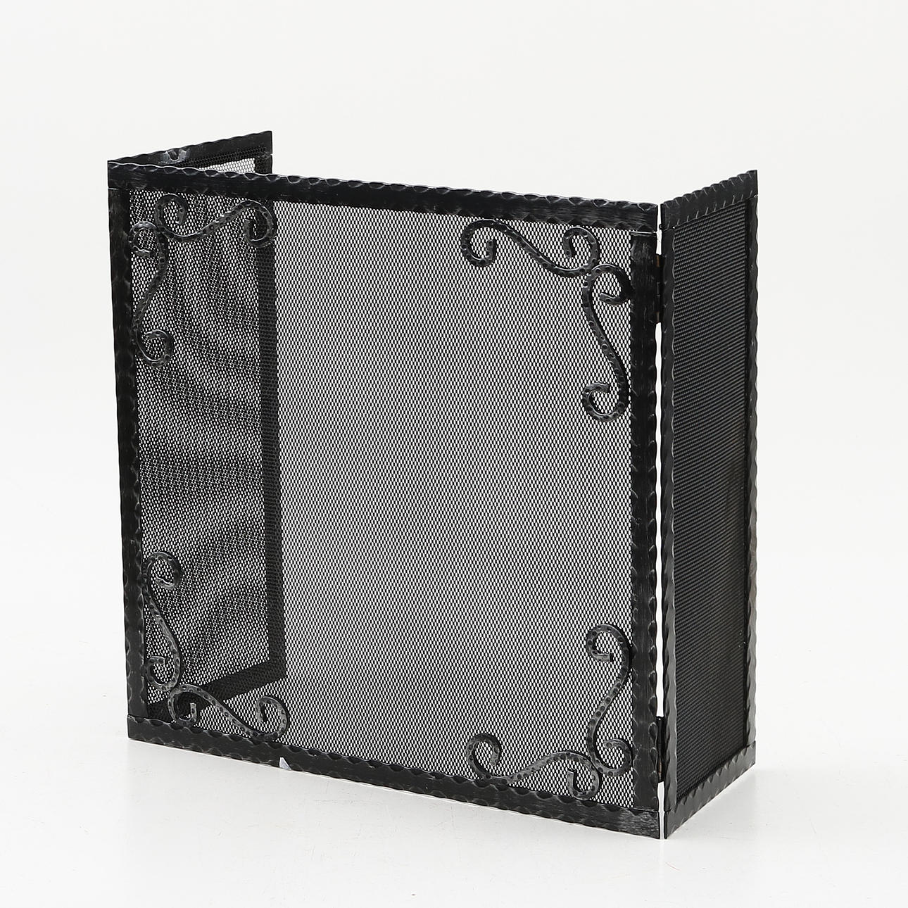 GNISTSKYDD till eldstad, metall, 1900-tal.